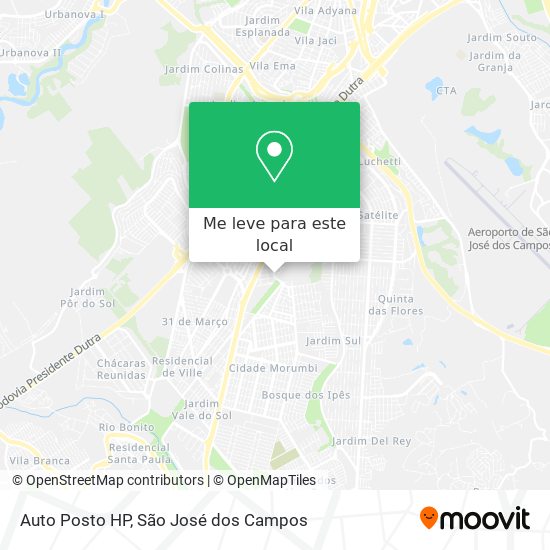 Auto Posto HP mapa