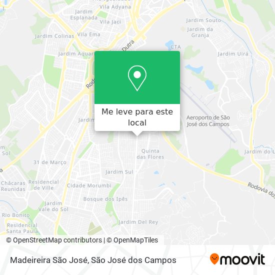 Madeireira São José mapa