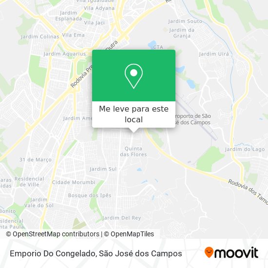 Emporio Do Congelado mapa