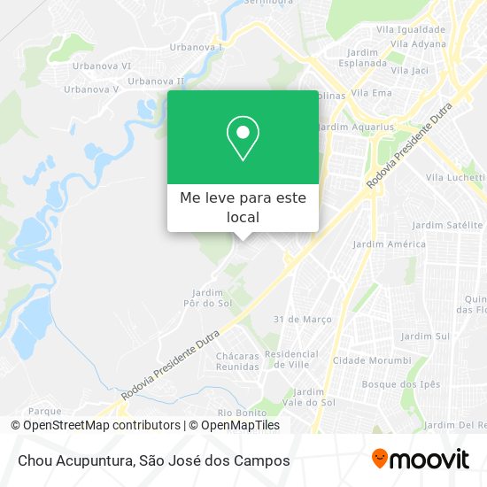 Chou Acupuntura mapa