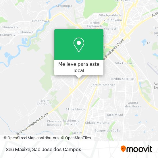 Seu Maxixe mapa