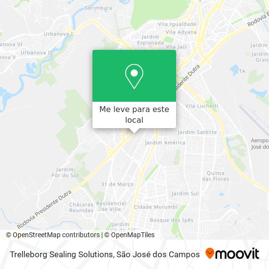 Trelleborg Sealing Solutions mapa