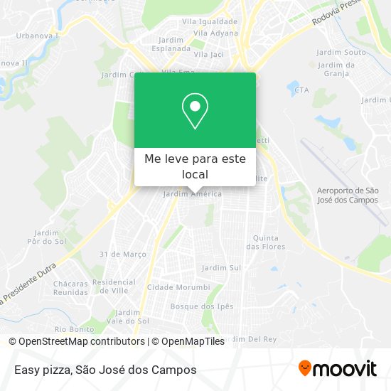 Easy pizza mapa