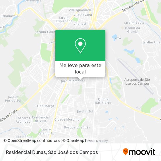 Residencial Dunas mapa