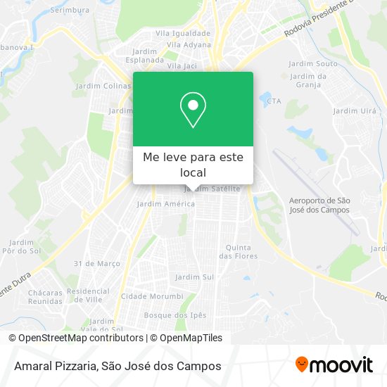 Amaral Pizzaria mapa