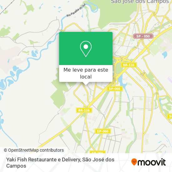 Yaki Fish Restaurante e Delivery mapa