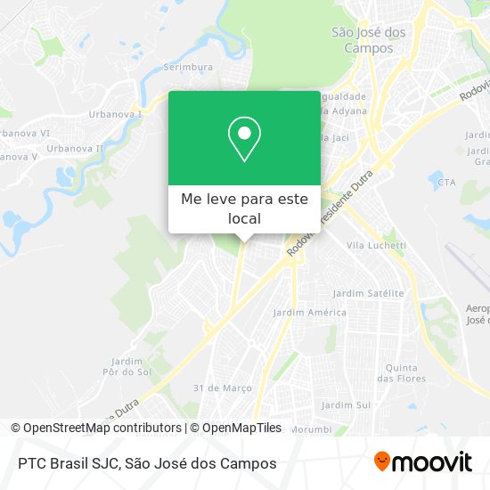 PTC Brasil SJC mapa