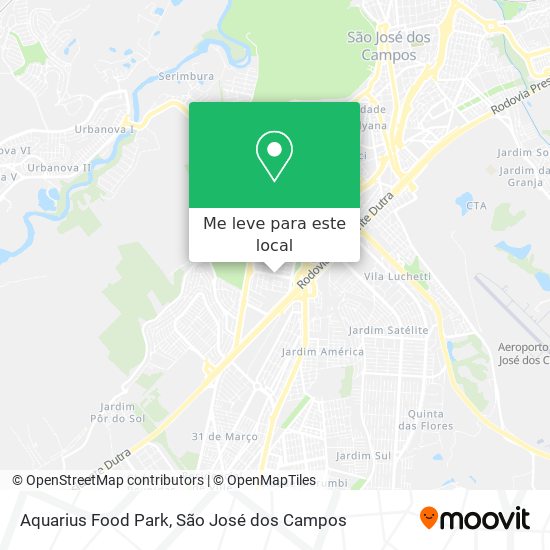 Aquarius Food Park mapa