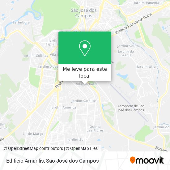 Como chegar até Edificio Amarilis em São José Dos Campos de Ônibus?