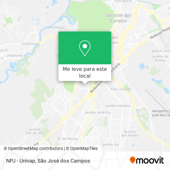 NPJ - Univap mapa