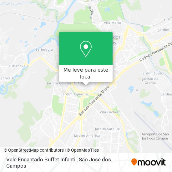 Vale Encantado Buffet Infantil mapa