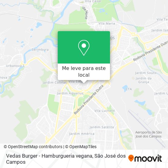 Vedas Burger - Hamburgueria vegana mapa