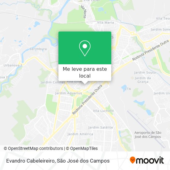 Evandro Cabeleireiro mapa