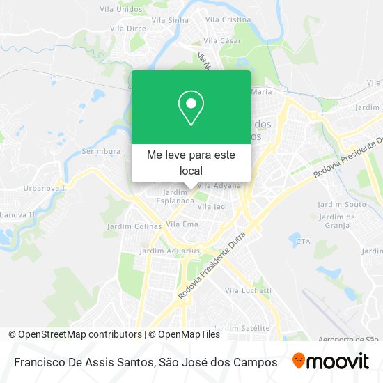 Francisco De Assis Santos mapa