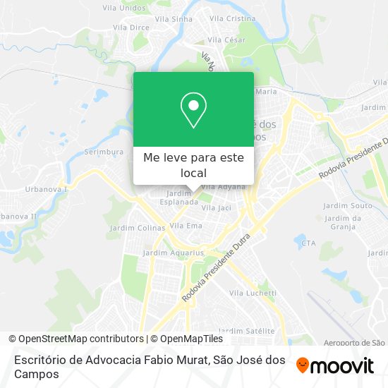 Escritório de Advocacia Fabio Murat mapa