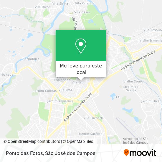 Ponto das Fotos mapa