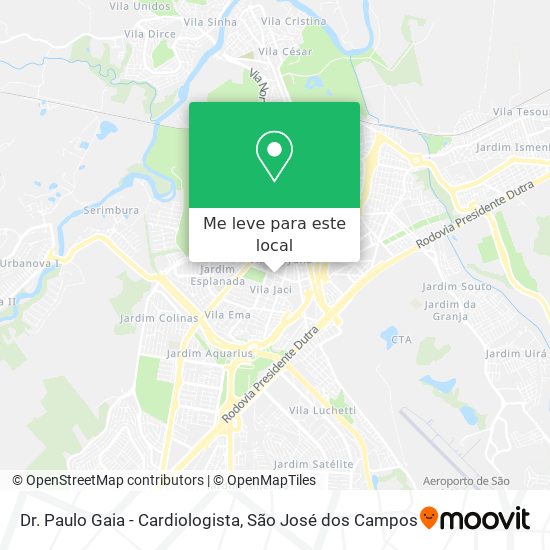 Dr. Paulo Gaia - Cardiologista mapa