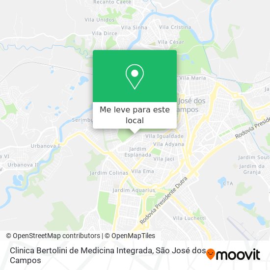 Clinica Bertolini de Medicina Integrada mapa