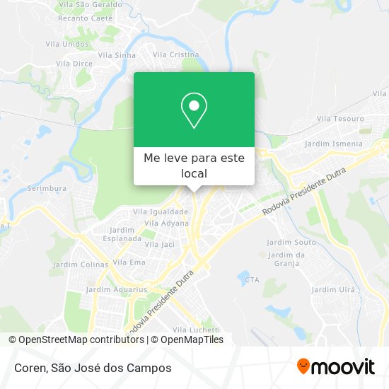 Coren mapa