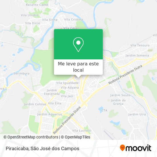 Piracicaba mapa