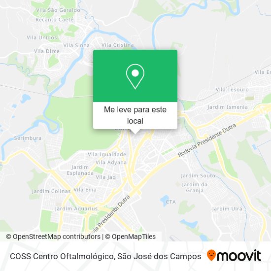 COSS Centro Oftalmológico mapa