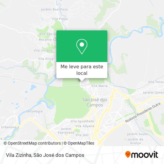 Vila Zizinha mapa