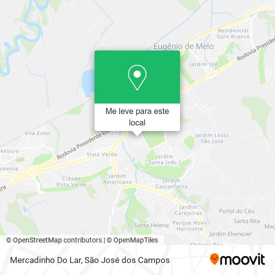 Mercadinho Do Lar mapa