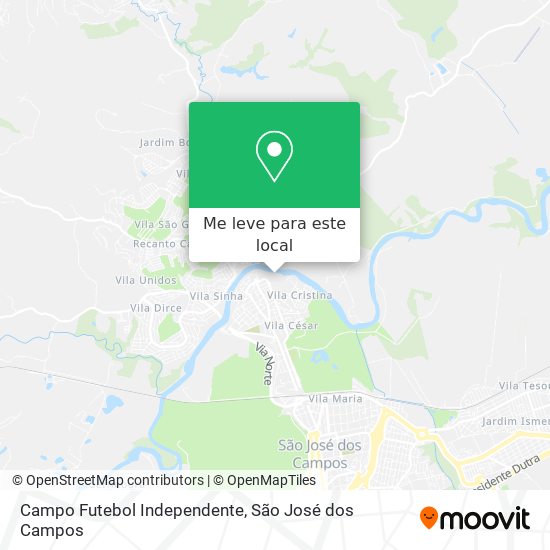 Campo Futebol Independente mapa