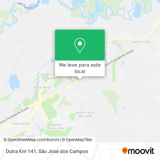 Dutra Km 141 mapa