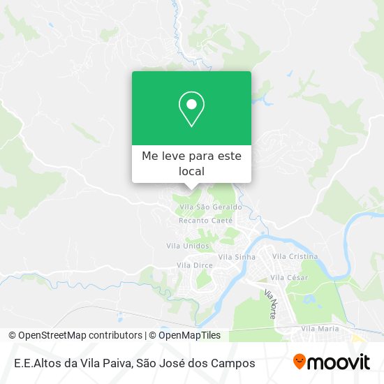 E.E.Altos da Vila Paiva mapa