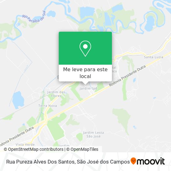 Rua Pureza Alves Dos Santos mapa