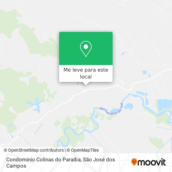 Condomínio Colinas do Paraíba mapa