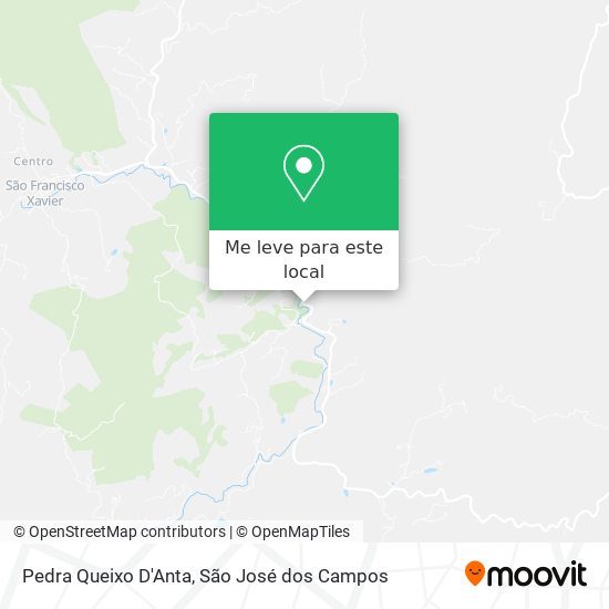 Pedra Queixo D'Anta mapa