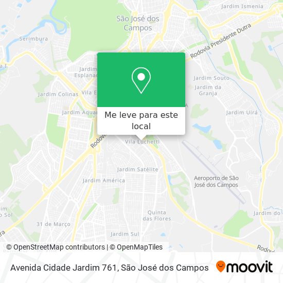 Avenida Cidade Jardim 761 mapa