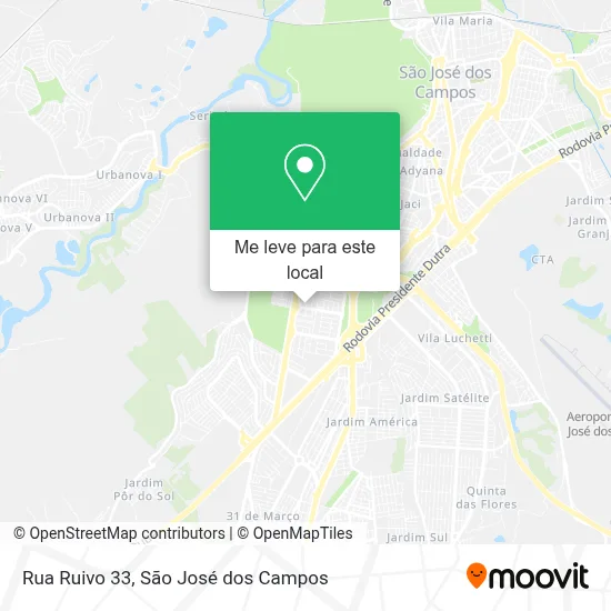 Rua Ruivo 33 mapa