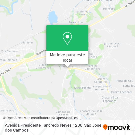 Avenida Presidente Tancredo Neves 1200 mapa