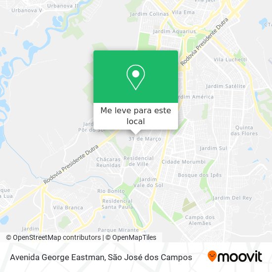 Avenida George Eastman mapa