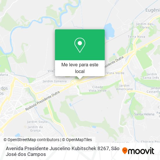 Avenida Presidente Juscelino Kubitschek 8267 mapa