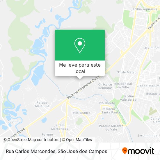 Rua Carlos Marcondes mapa