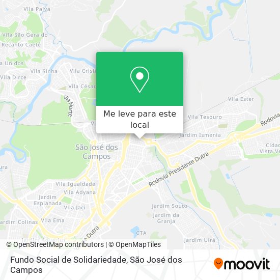 Fundo Social de Solidariedade mapa