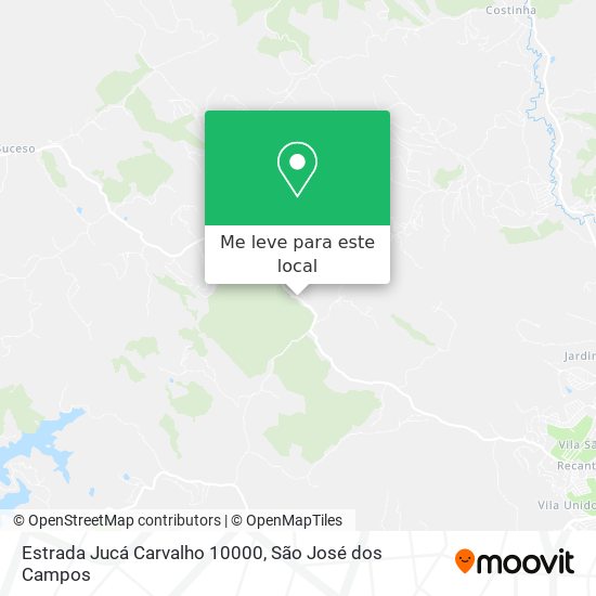 Estrada Jucá Carvalho 10000 mapa