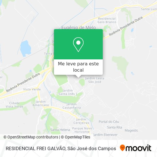 RESIDENCIAL FREI GALVÃO mapa