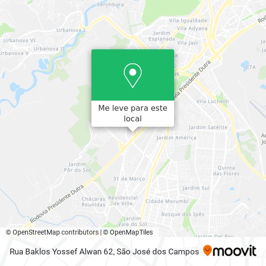 Rua Baklos Yossef Alwan 62 mapa