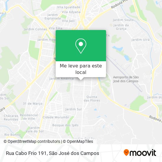 Rua Cabo Frio 191 mapa