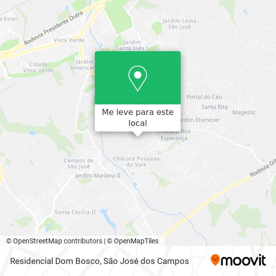 Residencial Dom Bosco mapa