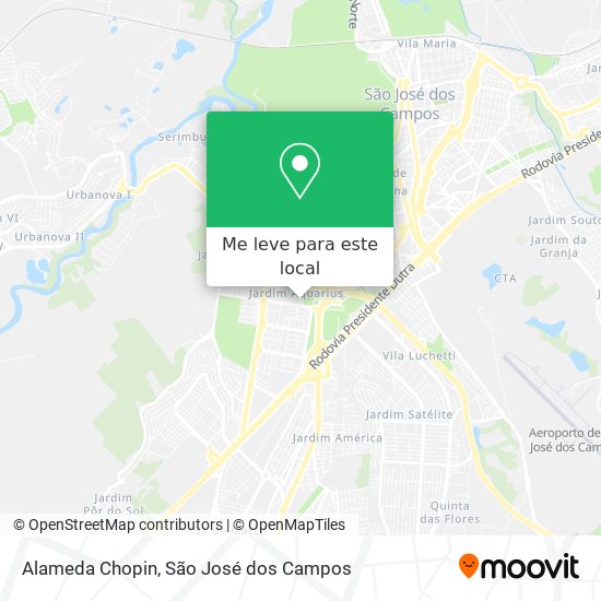 Alameda Chopin mapa