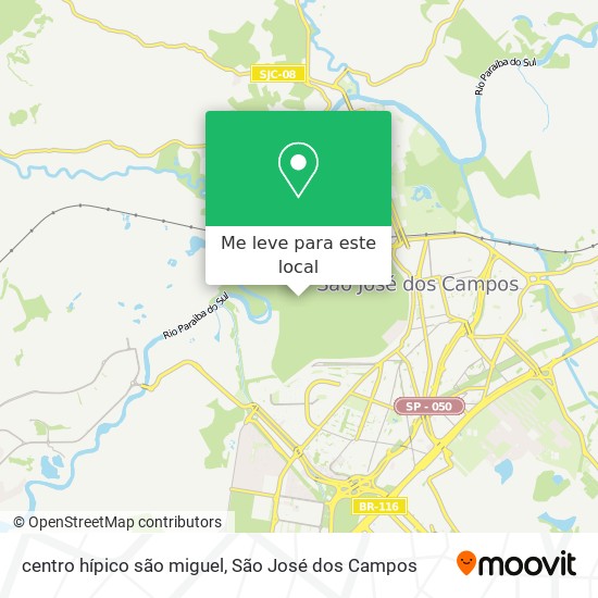 centro hípico são miguel mapa