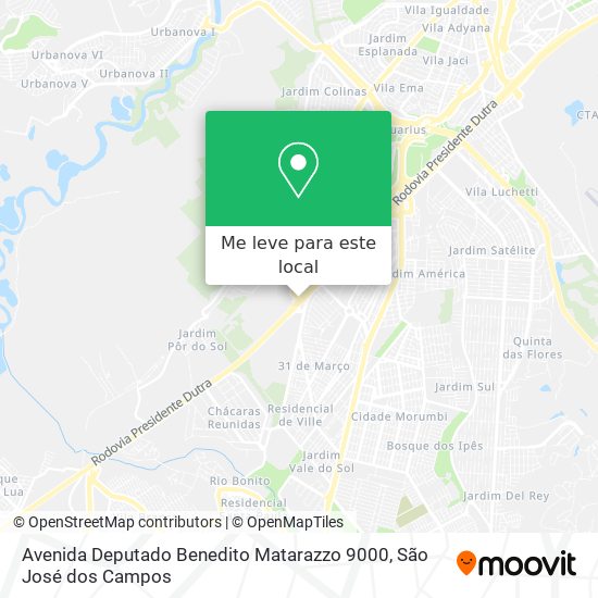 Avenida Deputado Benedito Matarazzo 9000 mapa