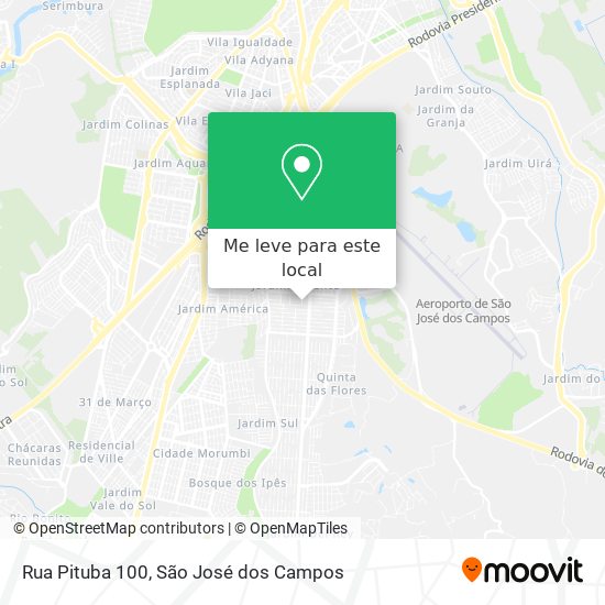 Rua Pituba 100 mapa