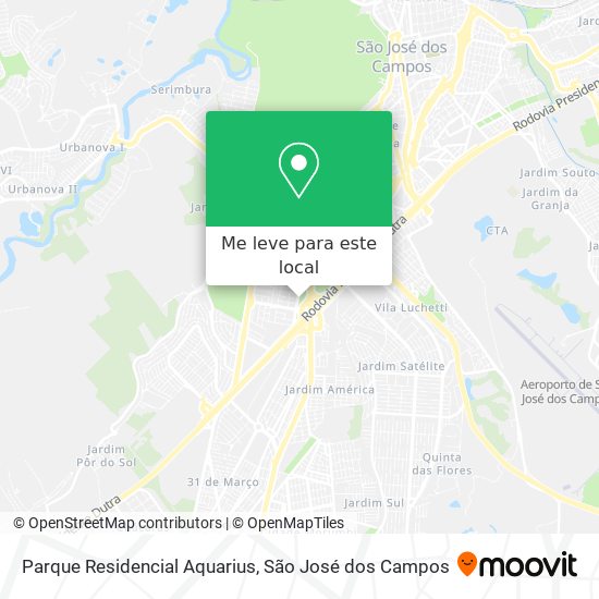 Parque Residencial Aquarius mapa